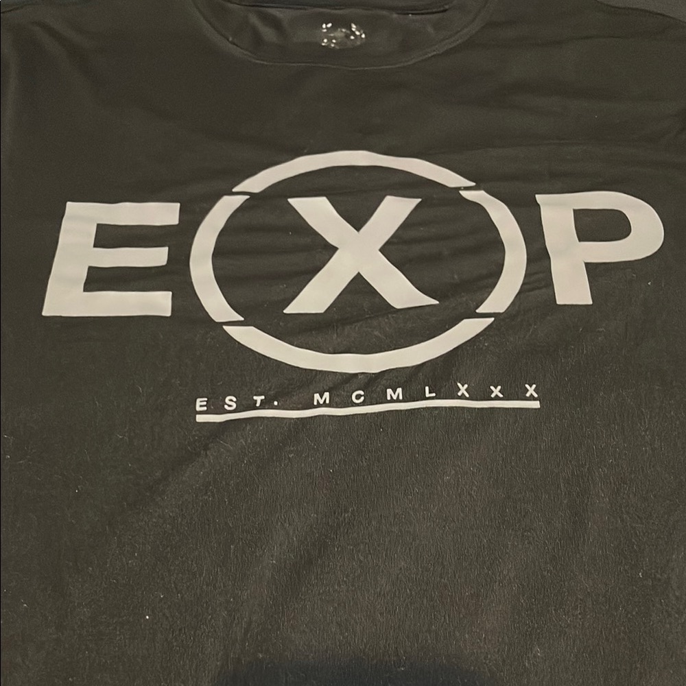 Black Short Sleeve Tee with Bold Graphic Design